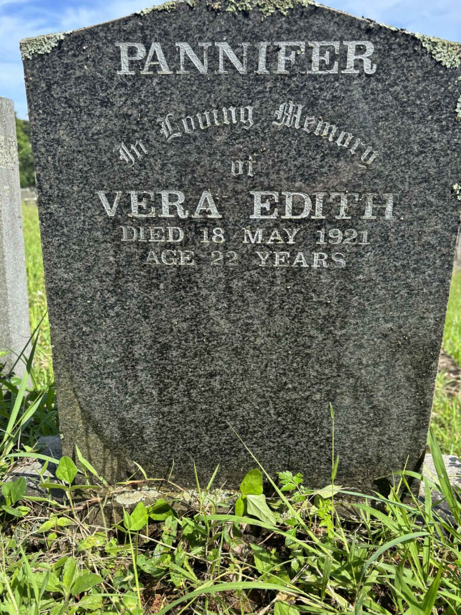 PANNIFER Vera Edith -1921