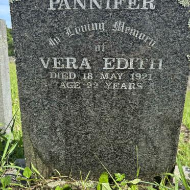 PANNIFER Vera Edith -1921