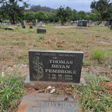 PEMBROKE Thomas Bryan 1924-1993