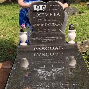 PASCOAL Jose Vieira 1940-1998 & Maria Da Encarnacao 1938-2026