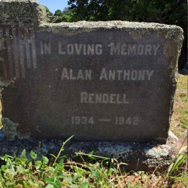 RENDELL Alan Anthony 1934-1942