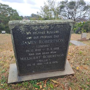 ROBERTSON James 1898-1968 & Millicent 1901-1976