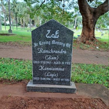 RAMCHRANDRA Ram -1963 :: KANNIAMMA Logie -1986