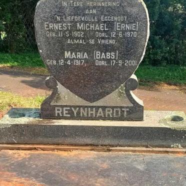 REYNHARDT Ernest Michael 1902-1970 :: REYNHARDT Maria 1917-2001