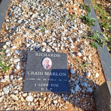 RICHARDS Craig Marlon 1968-2016