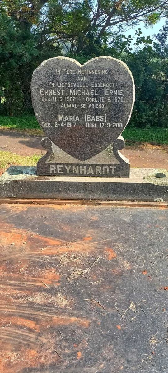 REYNHARDT Ernest Michael 1902-1970 :: REYNHARDT Maria 1917-2001
