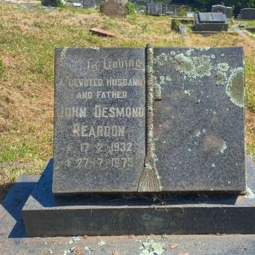 REARDON John Desmond 1932-1975