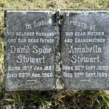 STEWART David Sydie 1887-1960 & Annabella 1892-1969
