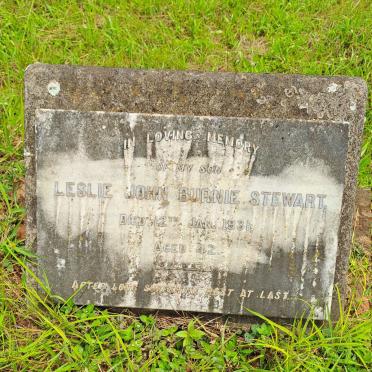 STEWART Leslie John Burnie -1931