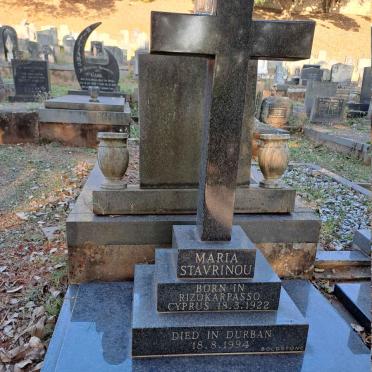 STAVRINOU Maria 1922-1994