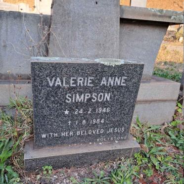 SIMPSON Valerie Anne 1946-1984