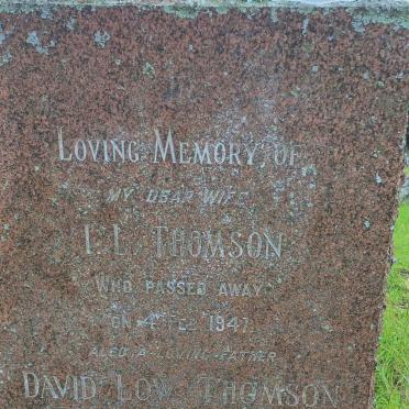 THOMSON David Low -1961 & L.L. -1947