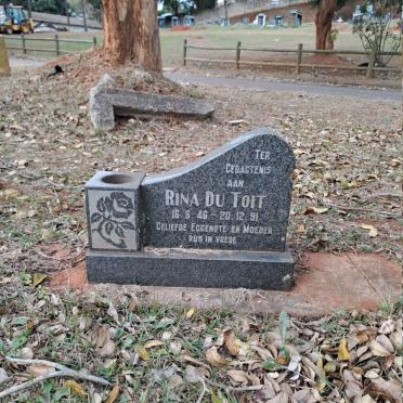 TOIT Rina, du 1946-1991