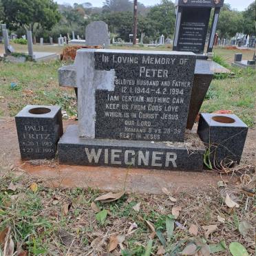 WIEGNER Peter 1944-1994 :: WIEGNER Paul Fritz 1913-1995