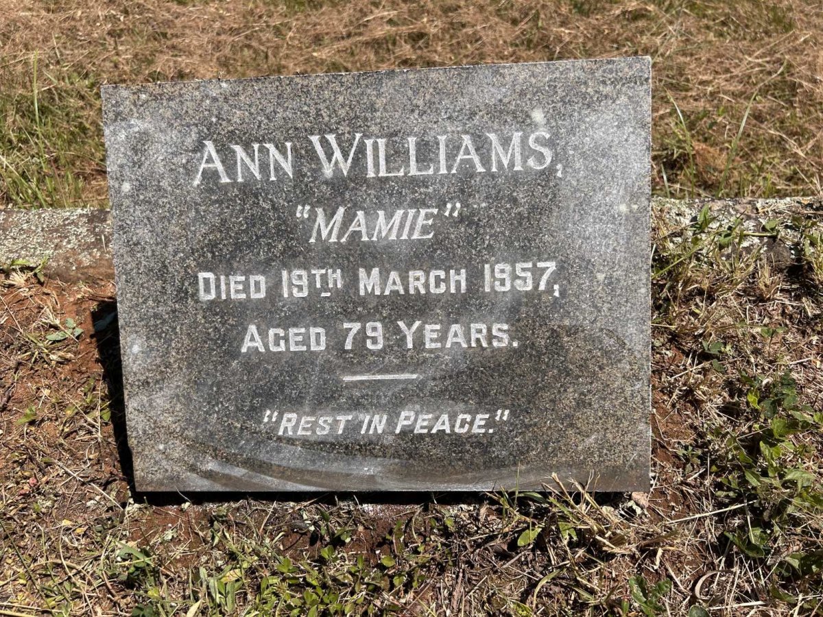 WILLIAMS Ann -1957