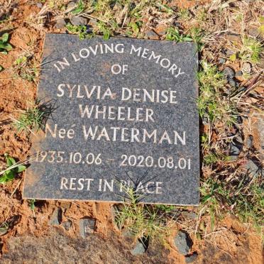 WHEELER Sylvia Denise nee WATERMAN 1935-2020