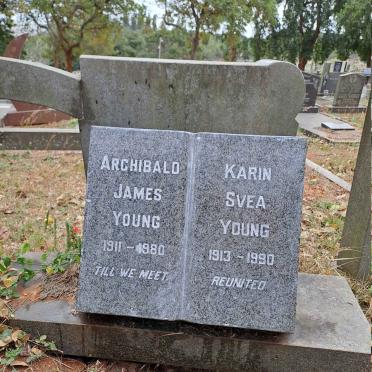 YOUNG Archibald James 1911-1980 & Karin Svea 1913-1990