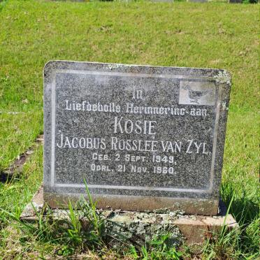 ZYL Kosie Jacobus Rosslee, van 1949-1960