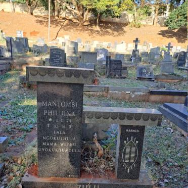 ZULU Mantombi Phildina 1924-1991