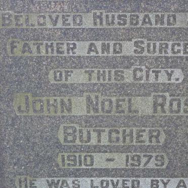 BUTCHER John Noel Ross 1910-1979