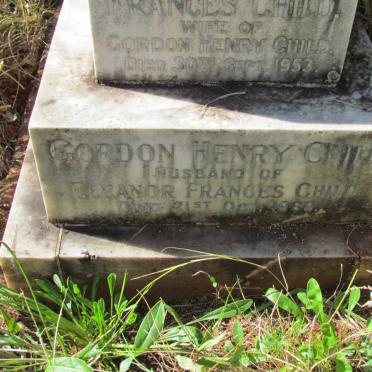 CHILD Gordon Henry -1969 &amp; Eleanor Frances -1953