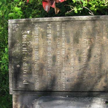 HATHORN James Adrian 1880-1968 &amp; Margaret Campbell 1889-1954