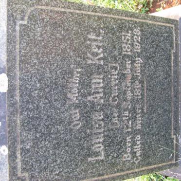 KEIT Louisa Ann nee CURRIE 1851-1928  