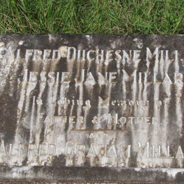 MILLAR Alfred Duchesne :: MILLAR  Jessie Jane :: MILLAR Alfred Graham