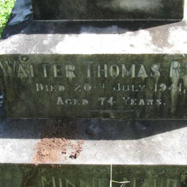 RYAN Walter Thomas -1941