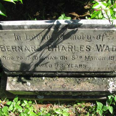 WADE Bernard Charles -1977
