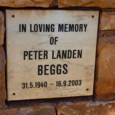 BEGGS Peter Landen 1940-2003