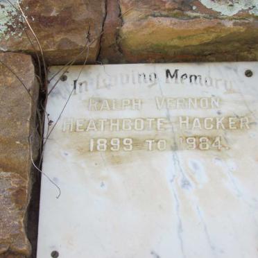 HACKER Ralph Vernon Heathcote1899-1984