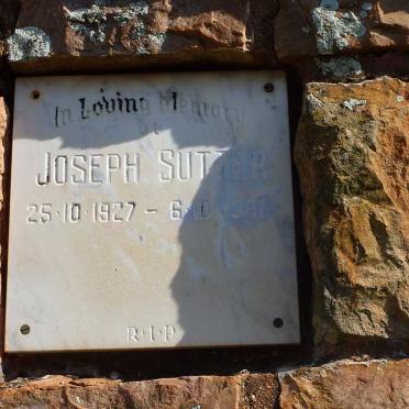 SUTTER Joseph 1927-1986