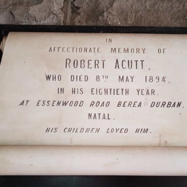 ACUTT Robert -1894