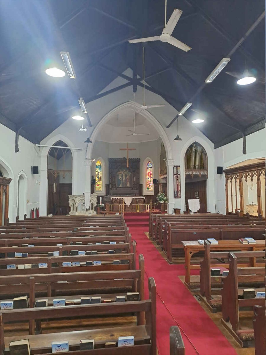 3. Interior of the church
