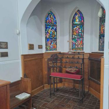 4. Interior of the church