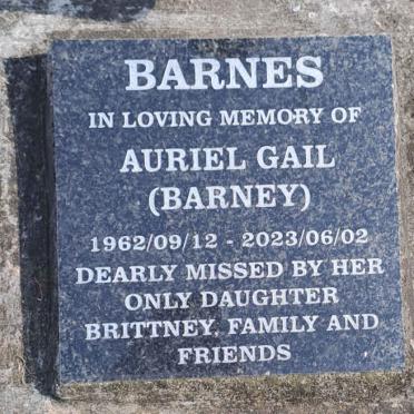 BARNES Auriel Gail 1962-2023