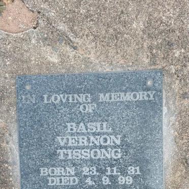 TISSONG Basil Vernon 1931-1999