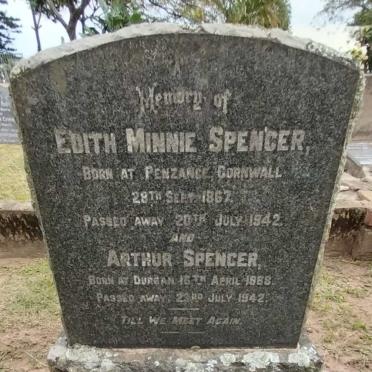 SPENCER Arthur 1868-1942 & Edith Minnie 1867-1942