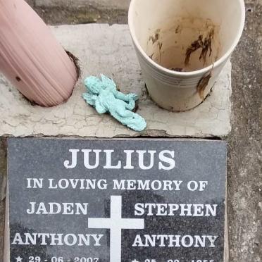 JULIUS Stephen Anthony 1955-2024 :: JULIUS Jaden Anthony 2007-2022