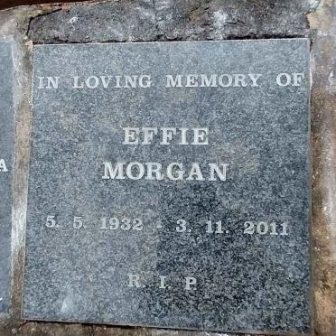MORGAN Effie 1932-2011