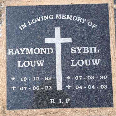 LOUW Raymond 1968-2023 :: LOUW Sybil 1930-2003