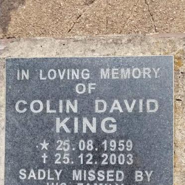 KING Colin David 1959-2003