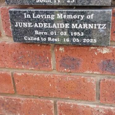 MARNITZ June Adelaide 1953-2025