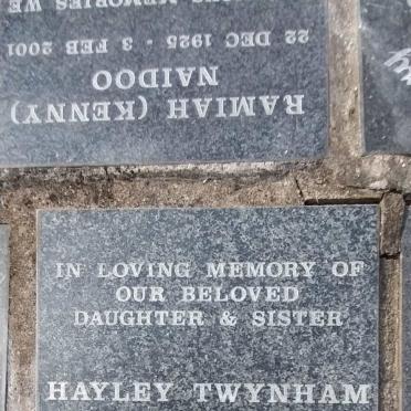 TWYNHAM Hayley 1971-2009