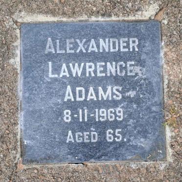 ADAMS Alexander Lawrence -1969
