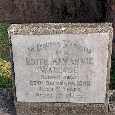 WALLACE Edith May Annie -1960