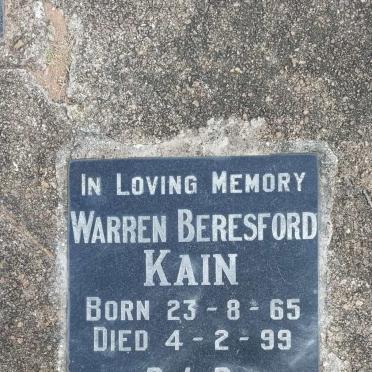 KAIN Warren Beresford 1965-1999