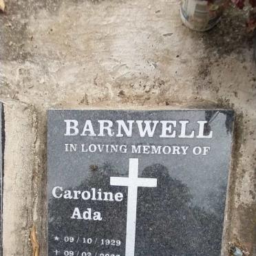 BARNWELL Caroline Ada 1929-2023