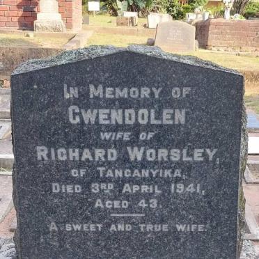 WORSLEY Gwendolen -1941
